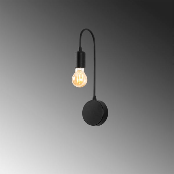 Melna sienas lampa Baston – Opviq lights-image-3