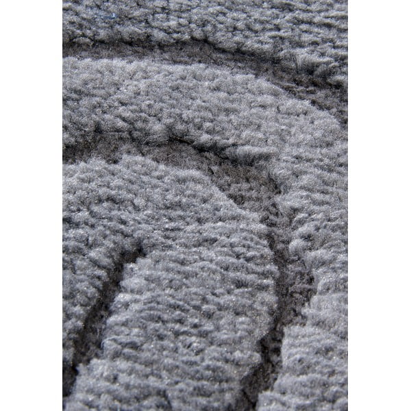 Antracīta pelēks apaļš paklājs ø 200 cm Panglao New York Anthracite – Elle Decoration-image-4