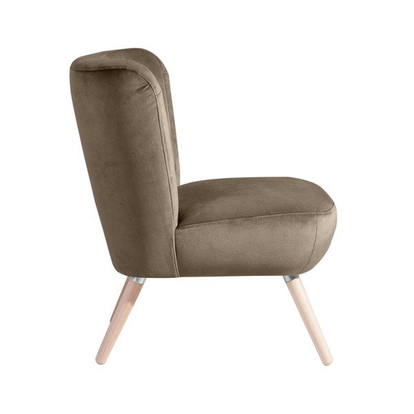 Bēšs un pelēks Max Winzer Neele Velvet krēsls-image-2
