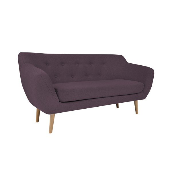 Violets divvietīgs dīvāns ar gaišām kājām Mazzini Sofas Sicile-image-3