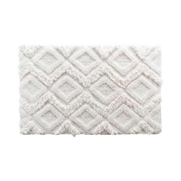 Balts vannas istabas paklājiņš 50x80 cm Ikatis – douceur d'intérieur