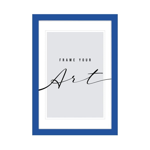 Tumši zils stāvošs/piekarināms foto rāmis 12x17 cm – knor-image-1