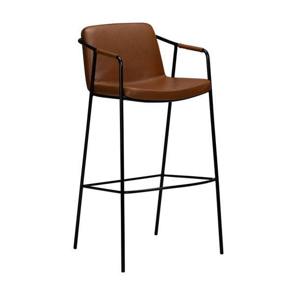 Brūns mākslīgās ādas bāra krēsls DAN-FORM Denmark Boto, augstums 95 cm