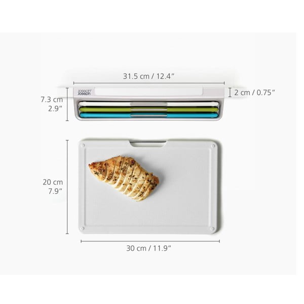 Griešanas dēļi ar statīvu (3 gab.) 23x31,5 cm Folio Slim – Joseph Joseph-image-4