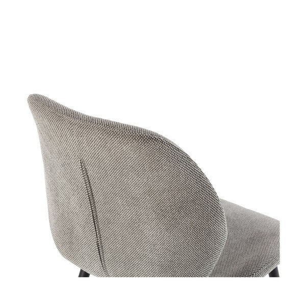 Gaiši pelēki polsterēti pusdienu krēsli (4 gab.) Ansu – Marckeric-image-3