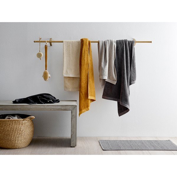 Pelēks kokvilnas vannas paklājs Södahl, 50 x 80 cm-image-1