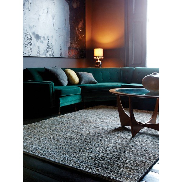 Gaiši pelēks ar rokām darināts džutas paklājs 200x300 cm Soumak – Asiatic Carpets-image-1