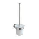 Matētas sudraba krāsas stikla sienas tualetes birste Bosio – Wenko