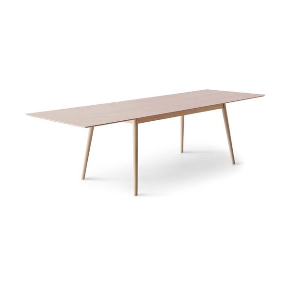 Dabīga toņa izvelkams ēdamgalds ar ozolkoka imitācijas galda virsmu 100x210 cm Meza – Hammel Furniture-image-1