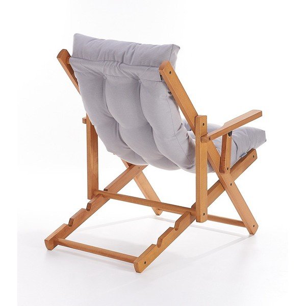 Pelēks atpūtas krēsls Repose – Balcab Home-image-4