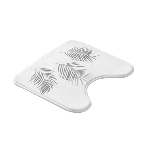 Balts/sudraba krāsas vannas istabas paklājiņš tualetei 45x45 cm Orbella – douceur d'intérieur-image-3