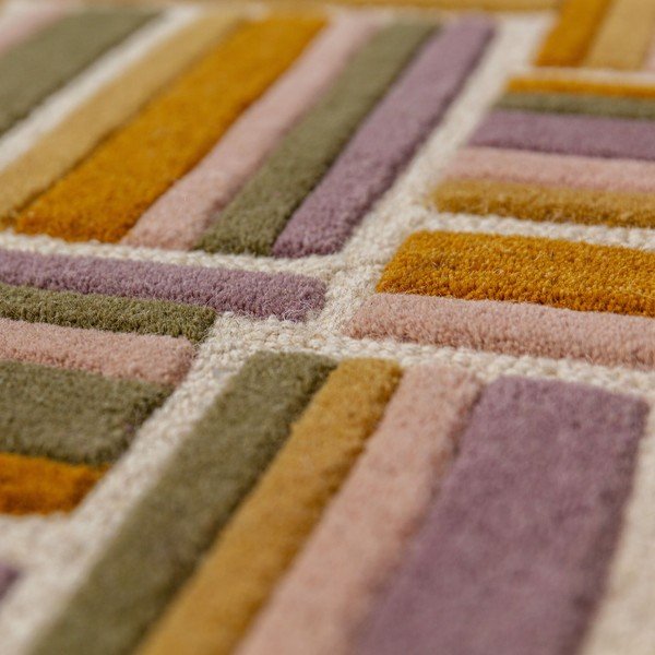 Ar rokām darināts vilnas paklājs 160x230 cm Lattice Shaped  – Flair Rugs-image-2