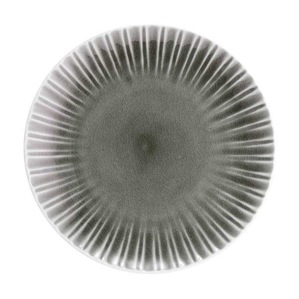 Ladelle Mia pelēks keramikas šķīvis, ⌀ 21,5 cm