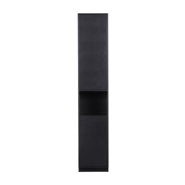 Melns priedes masīvkoka modulārais skapis 40x210 cm Finca – WOOOD