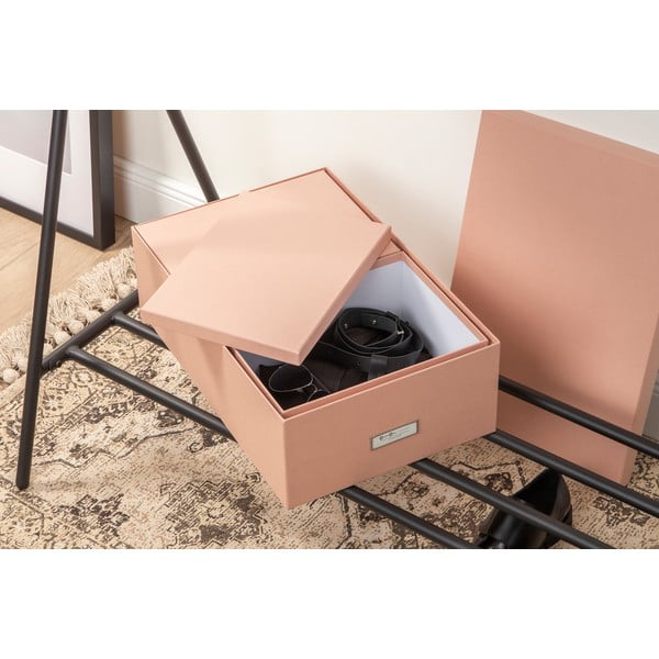 Kartona uzglabāšanas kastes ar vāku (3 gab.) Inge – Bigso Box of Sweden-image-2