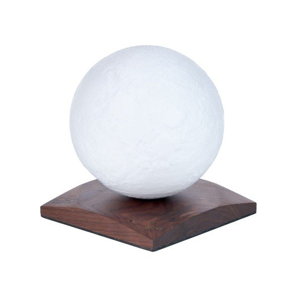 Tumši brūns gaismas dekors ar USB ø 12 cm Smart LunaSpin – Gingko