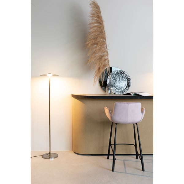 Gaiši rozā samta bāra krēsli (2 gab.) 91,5 cm Brit – Zuiver-image-1