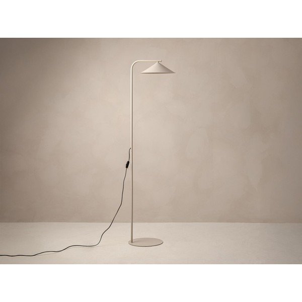Krēmkrāsas metāla stāvlampa (augstums 160 cm) Nocte – Micadoni -image-3