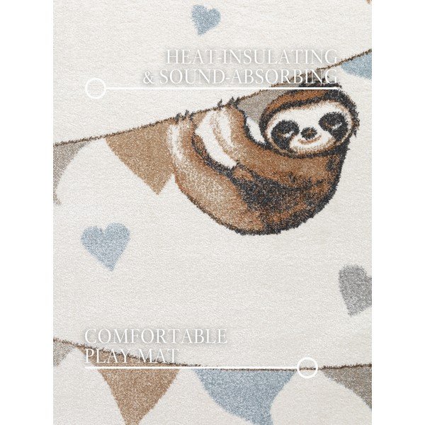 Krēmkrāsas bērnu paklājs 160x230 cm Walk like an Elephant Rainbow Party – Villeroy&Boch-image-2