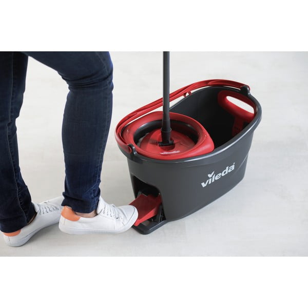 Grīdas mazgāšanas spaiņa un mopa komplekts Vileda Turbo-image-2