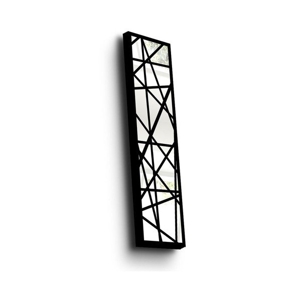 Stikla sienas dekors koka rāmī Vera, 108 x 28 cm-image-2