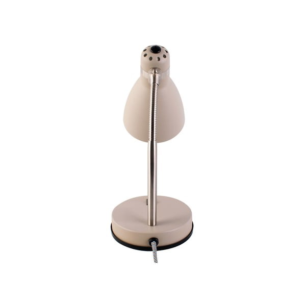 Pelēka galda lampa Leitmotiv Study, augstums 30 cm-image-2