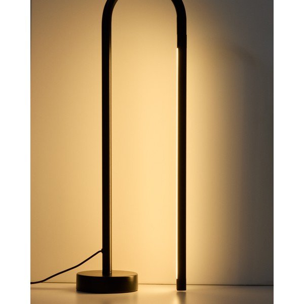 Melna LED stāvlampa (augstums 60 cm) Bow – Kave Home-image-2