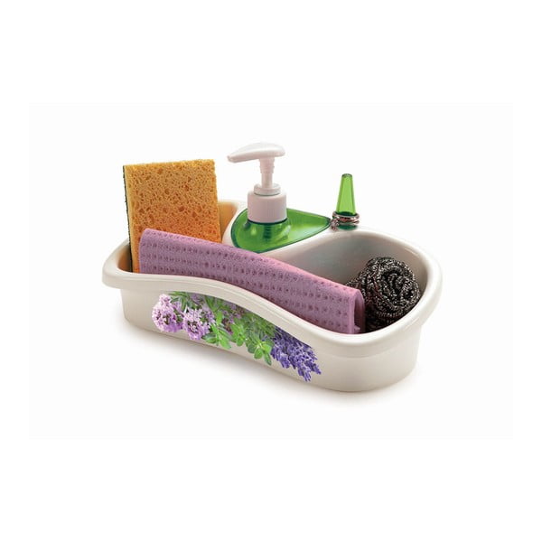 Balts plastmasas mazgāšanas līdzekļu turētājs – Snips-image-1