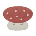 Sarkans bērnu rotaļu paklājiņš 120x98 cm Mushroom – OYOY Mini