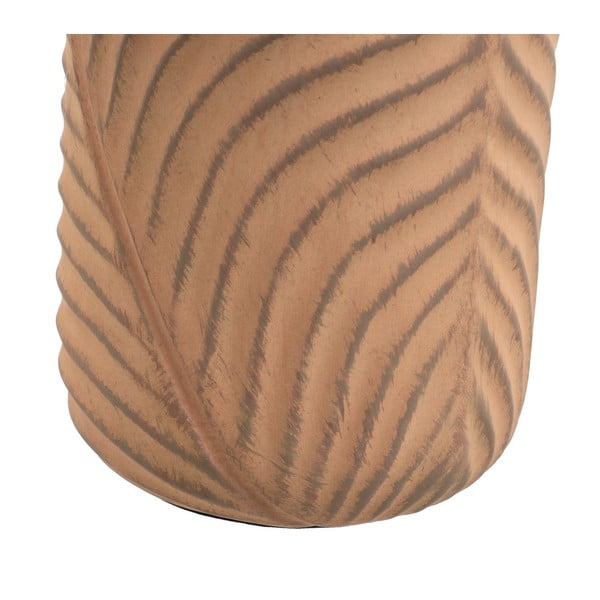 Ķieģeļu sarkana/krēmkrāsas galda lampa ar auduma abažūru (augstums 39 cm) – Casa Selección-image-4