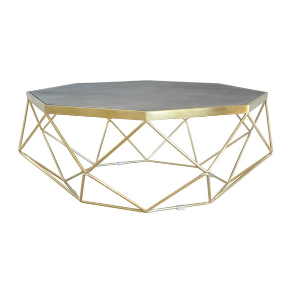 Livin Hill Glamour kafijas galdiņš ar zelta krāsas pamatni, ⌀ 106 cm