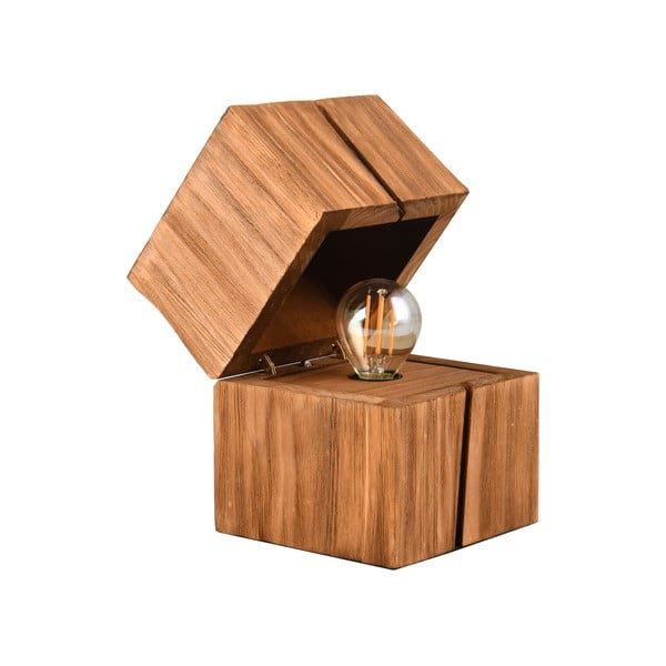 Brūna galda lampa (augstums 16 cm) Treasure – Trio