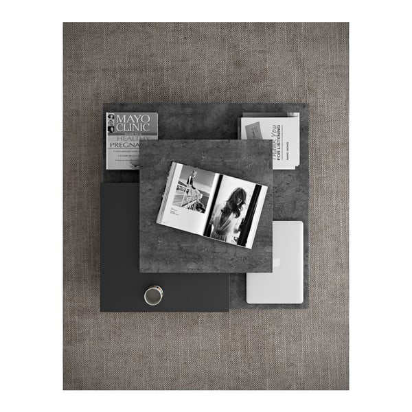 Žurnālgaldiņš ar melnām un betona detaļām TemaHome Slate-image-3