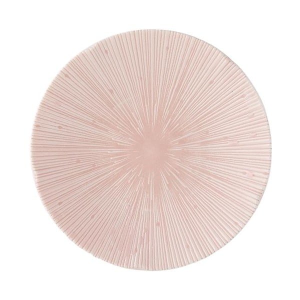 Rozā keramikas deserta šķīvis ø 13 cm ICE PINK – MIJ