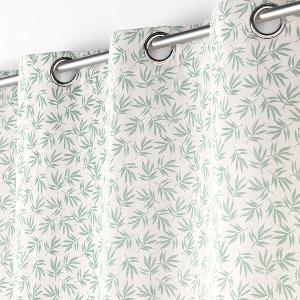 Balts/zaļš aizkars 140x240 cm Maddy – douceur d'intérieur-image-1