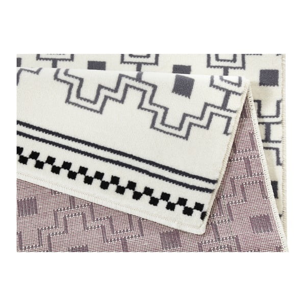 Melnbalts paklājs Zala Living Cubic, 70 x 140 cm-image-2