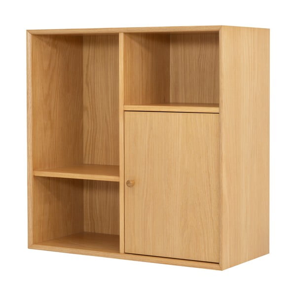 Dabīga toņa modulārā plauktu sistēma ar ozolkoka imitāciju 70x70 cm Z  – Tenzo-image-1