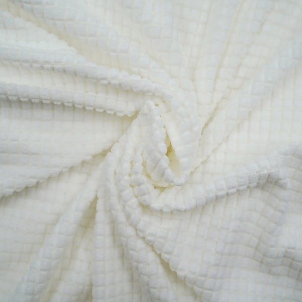 Krēmkrāsas uzvelkams pārvalks dīvānam 3 sēdvietām Sacha – douceur d'intérieur-image-2