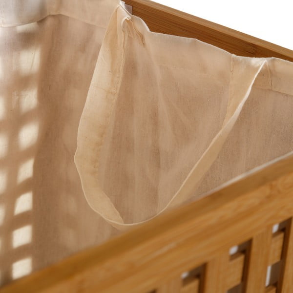 Bambusa veļas grozs Casa Selección Bamboo-image-3