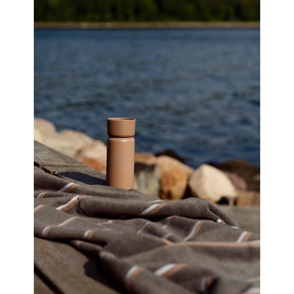 Brūns/bēšs kokvilnas dvielis 70x140 cm Sauna – Zone-image-3