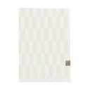 Krēmkrāsas kokvilnas vannas dvielis 70x133 cm Geo – Mette Ditmer Denmark