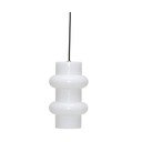 Balta stikla piekaramā lampa ø 15 cm Pilule – Hübsch