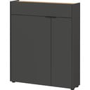 Antracīta pelēks skapītis 82x102x22 cm Ameca – Germania