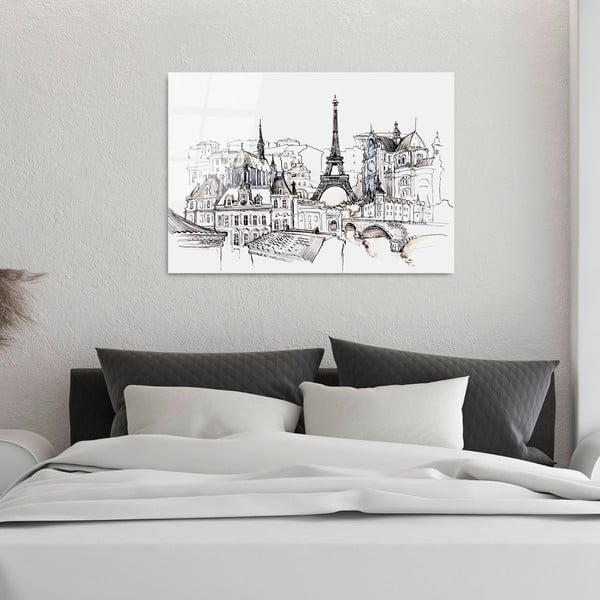 Stikla glezna 70x100 cm Paris – Wallity-image-2