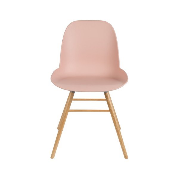 Gaiši rozā ēdamistabas krēsli (2 gab.) Albert – Zuiver-image-3
