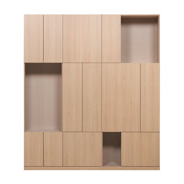 Dabīga toņa modulārais skapis 188x215 cm Build – WOOOD
