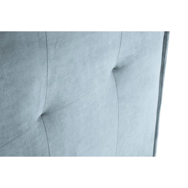 Gaiši zils gultas galvgalis 160x120 cm Monica – Milo Casa-image-1