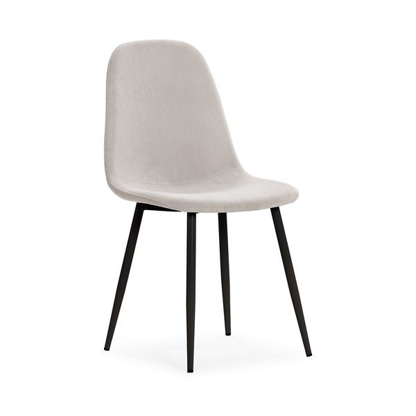 Krēmkrāsas polsterēti pusdienu krēsli (4 gab.) Minka – Marckeric