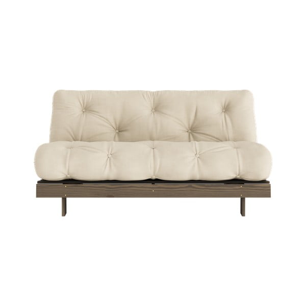 Bēšs/krēmkrāsas izvelkamais dīvāns 160 cm Roots – Karup Design