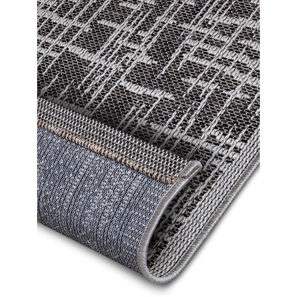 Tumši pelēks āra paklājs 63x120 cm Clyde Telu – Hanse Home-image-3